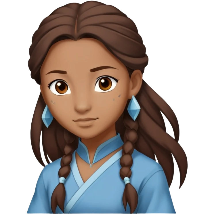 Katara from avatar emoji