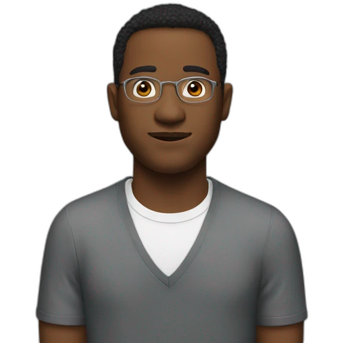 Ted young black emoji