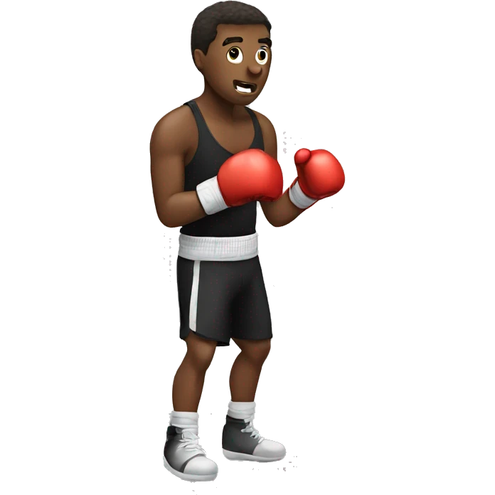 Guy boxing emoji
