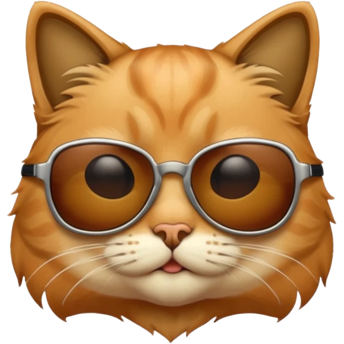 Cat wearing sunglasses emoji