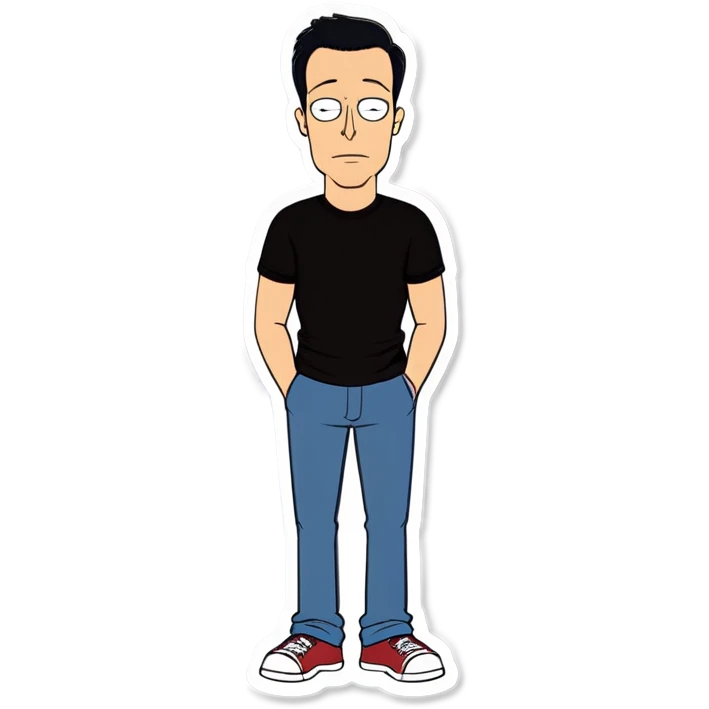 Amine style American dad  emoji