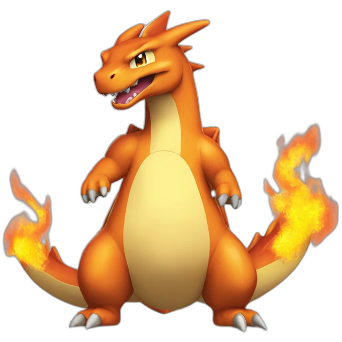 charizard-tall-stand-up-fire emoji