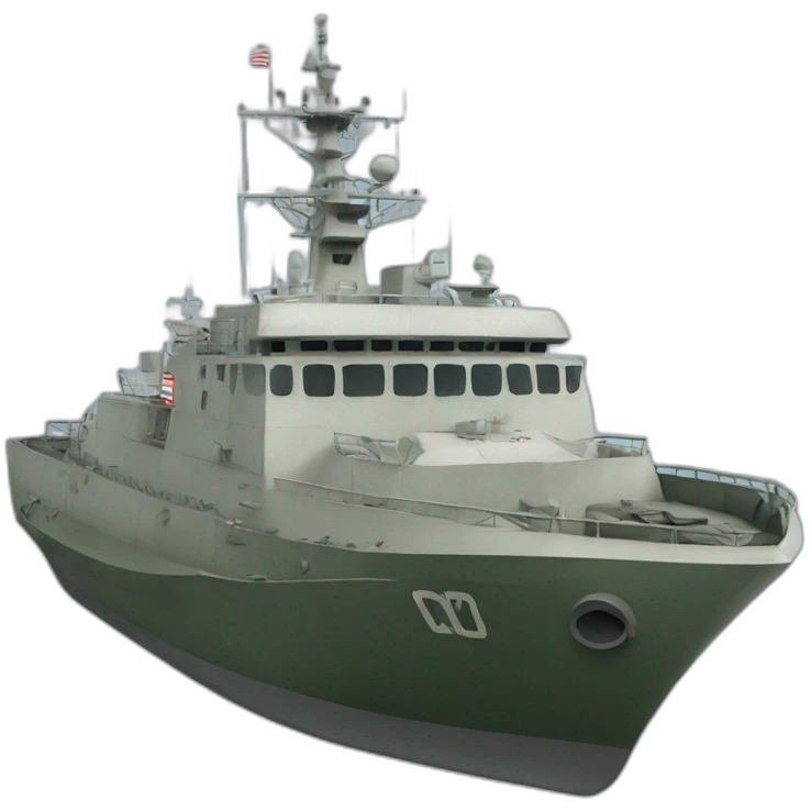Barco militar emoji