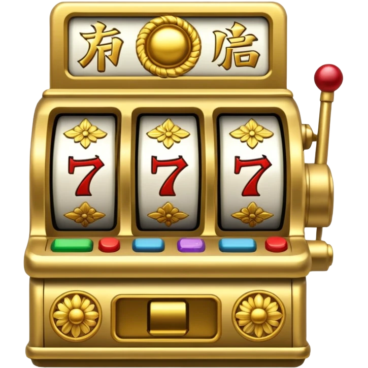 Slot machine, japan emoji