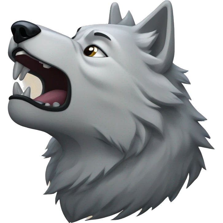 sigma wolf howling emoji