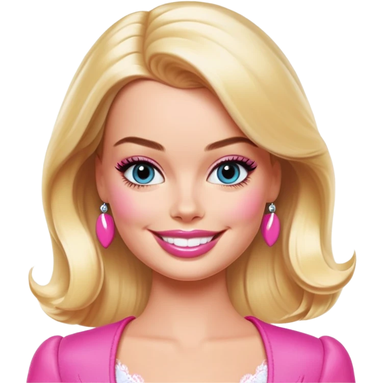 Margot Robbie Barbie emoji