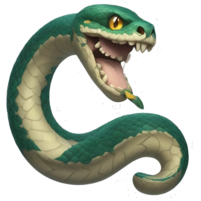 Snake of time emoji