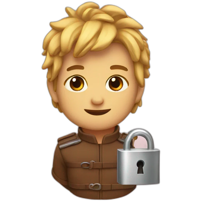 cute-lock emoji