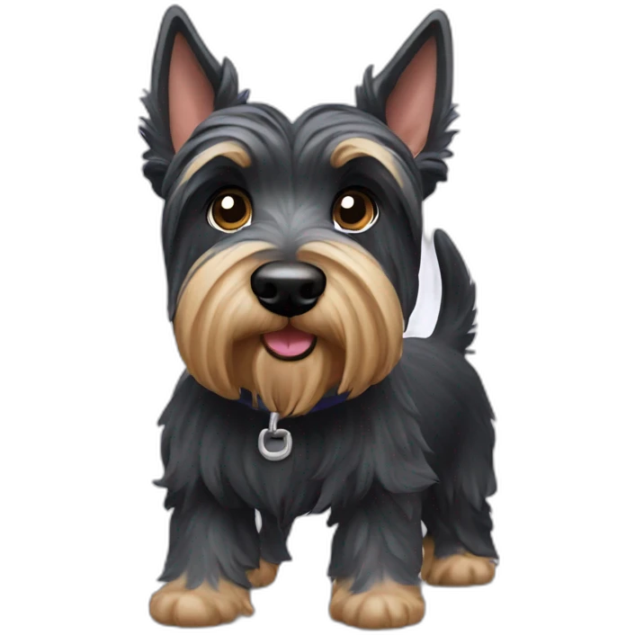 scottish-terrier-dog-walking emoji