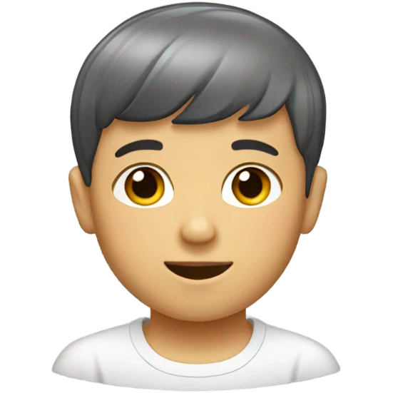 Boy that has a bowl haircut emoji