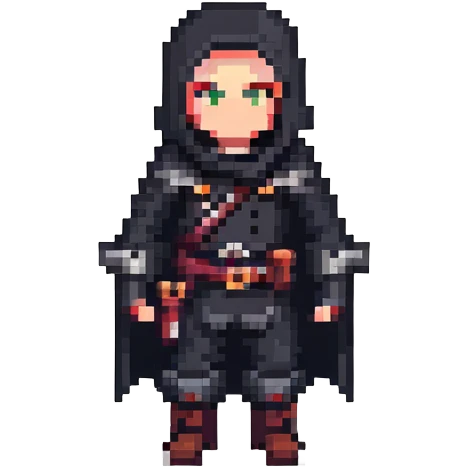 mysterious assassin character with dark clothing emoji