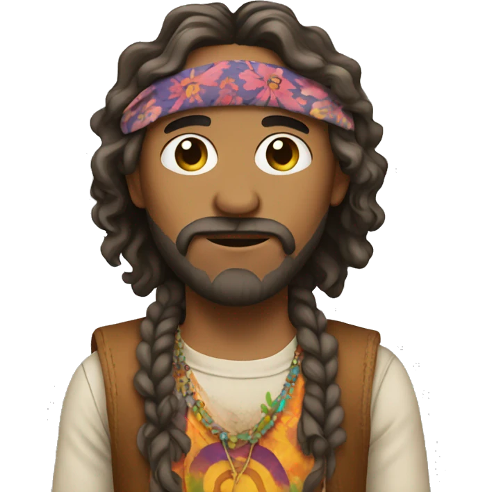Hippie emoji