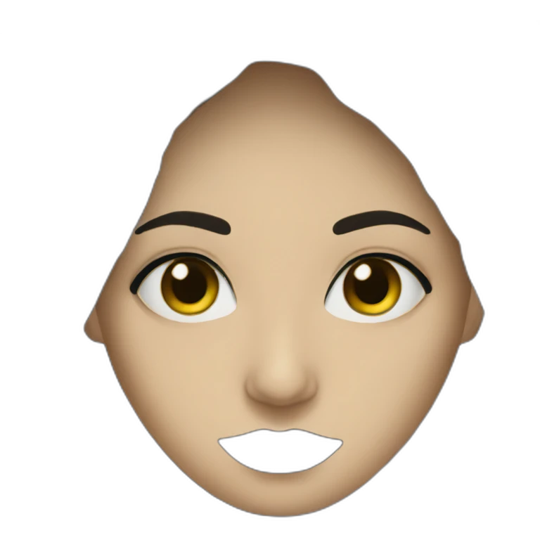 woman in black face veil emoji