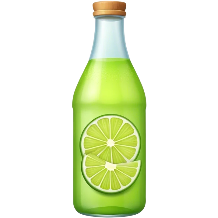 Bottled lime juice emoji