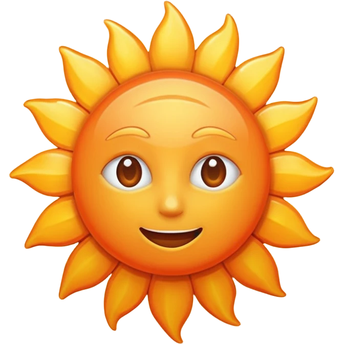 Sun cool emoji