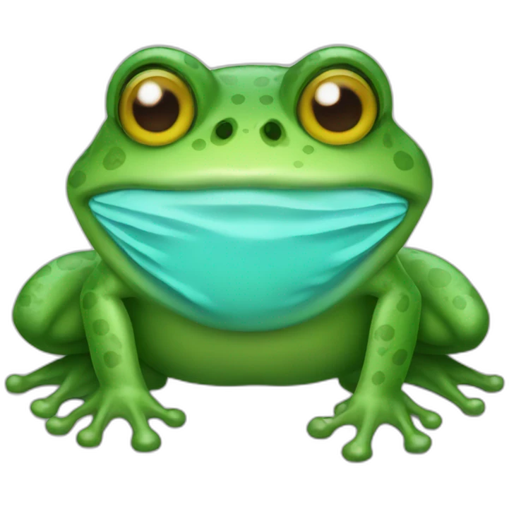 coronavirus frog emoji