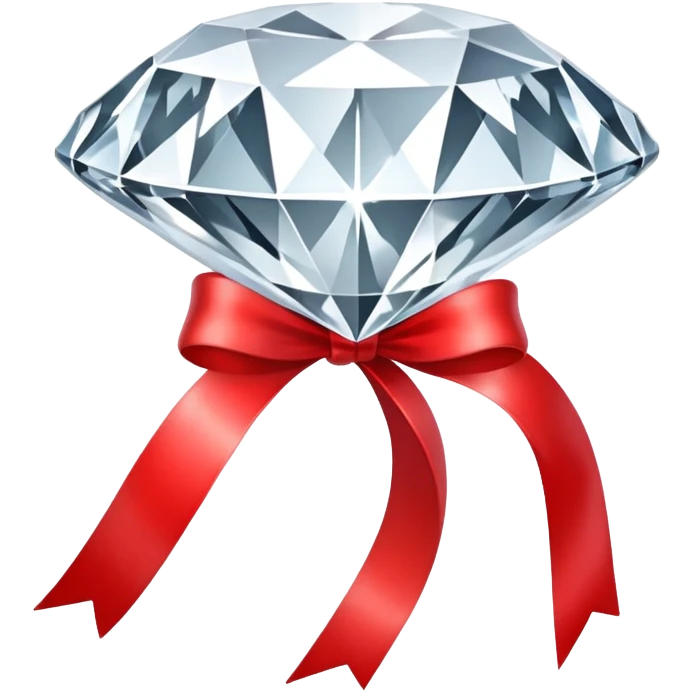 diamond with ribbon emoji