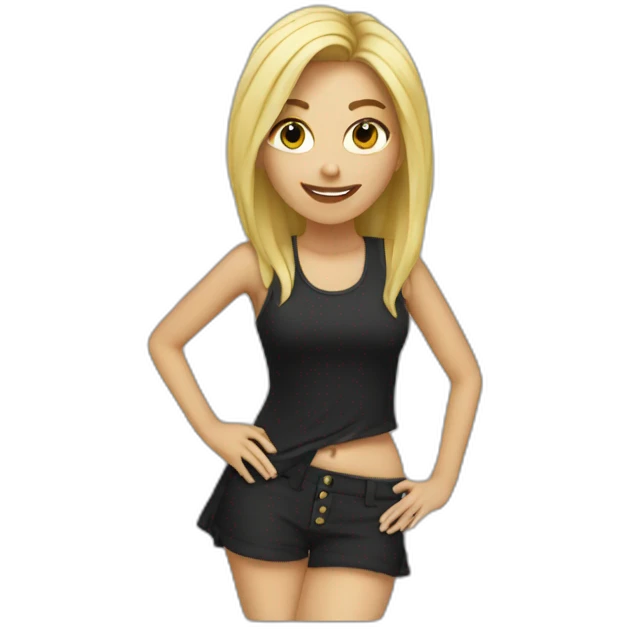 blonde girl songwriter emoji