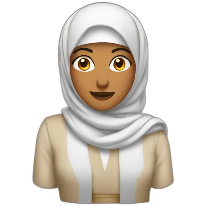 arabe con  hiyab  emoji