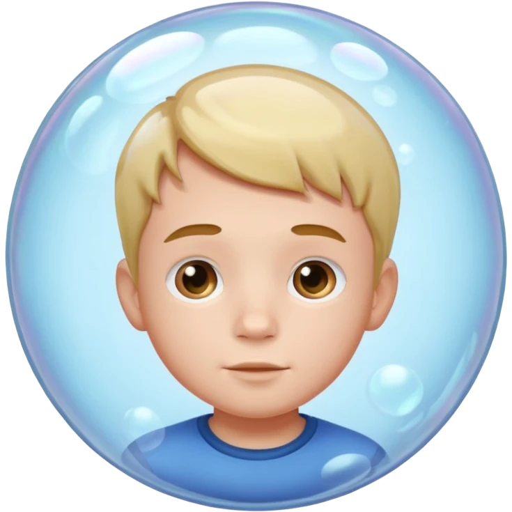 Boy in a bubble emoji