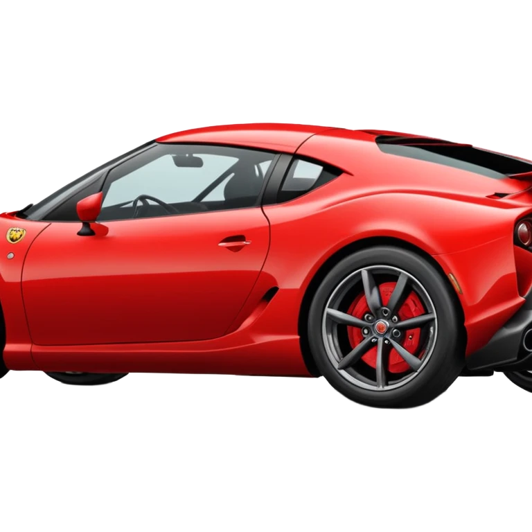 Side view of 2025 Toyota 86 styled like a Lamborghini Miura  emoji