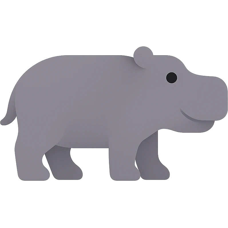 Hippopotamus emoji