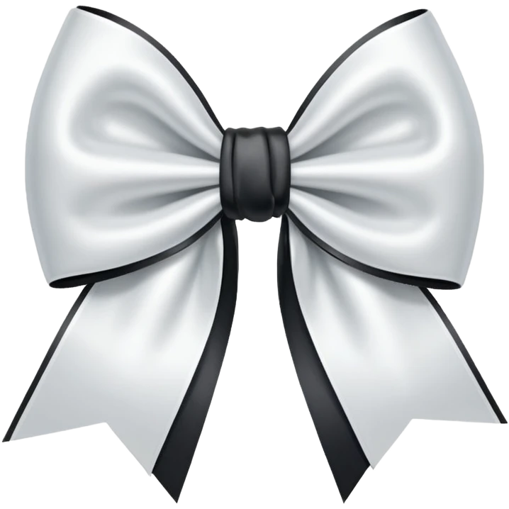 White bow emoji