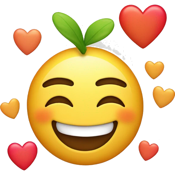 laughing face with love hearts on cheeks, posing doing the peace sign emoji