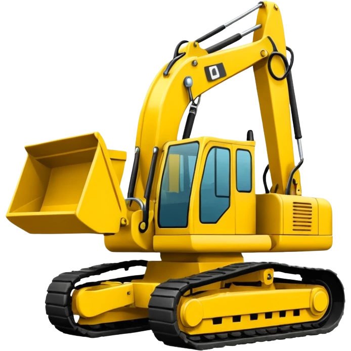 Escavadeira hidráulica emoji