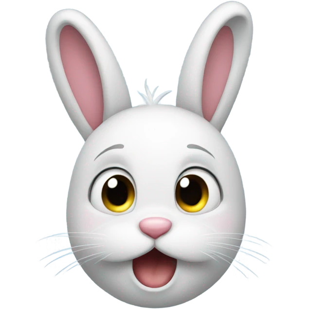 Crying bunny emoji