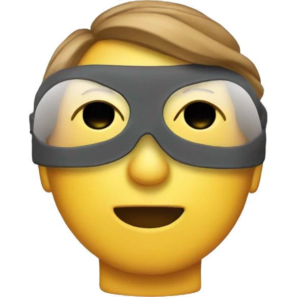 Emoji with sleep mask  emoji