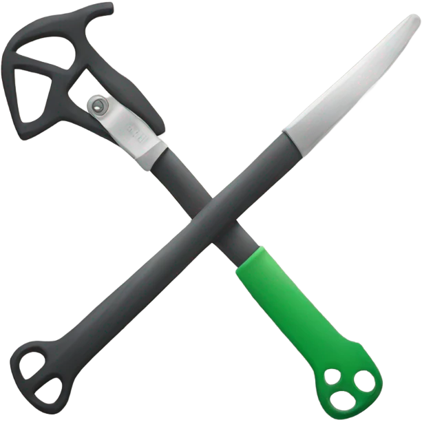 Flag with scissors and hammer emoji