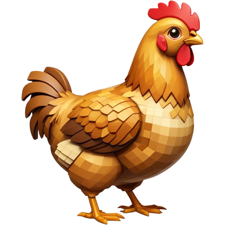 roasted chicken inspired by Minecraft emoji