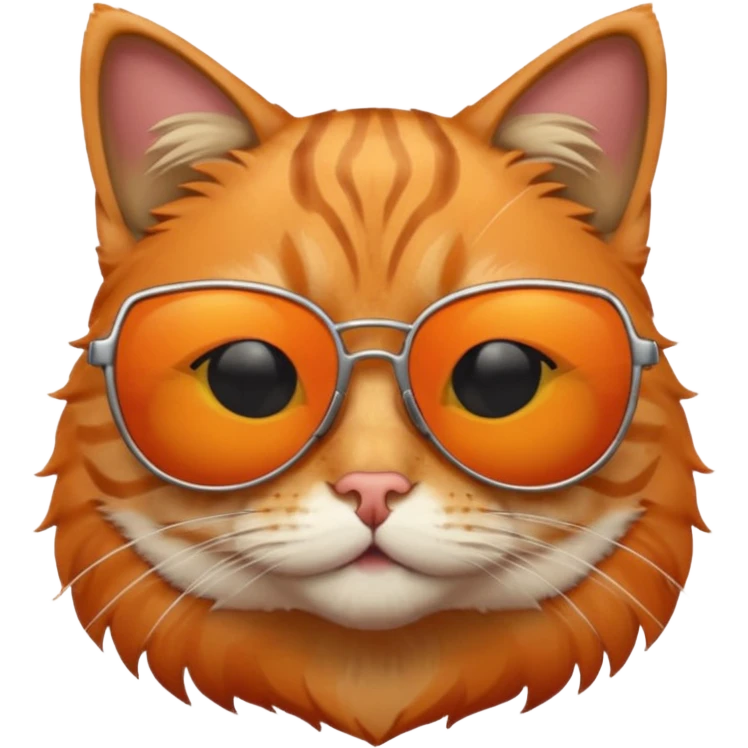 Cat wearing sunglasses emoji