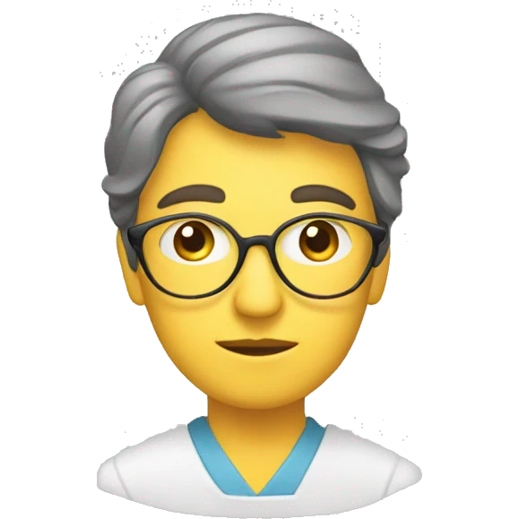 psychoanalyst therapist observing emoji