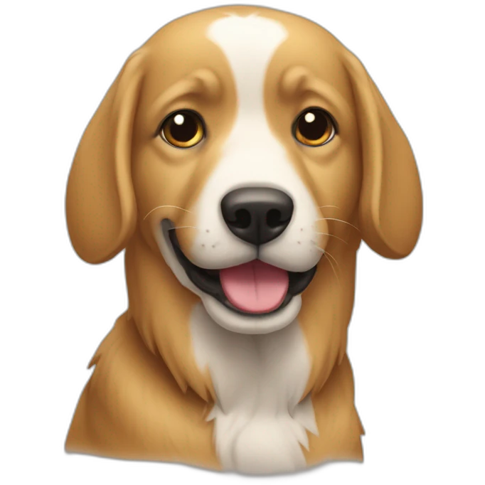 chien sur chat emoji