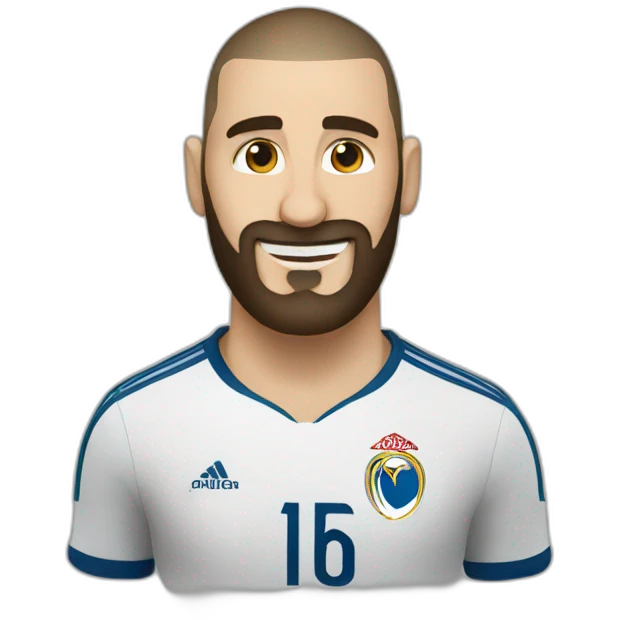 Benzema caught emoji