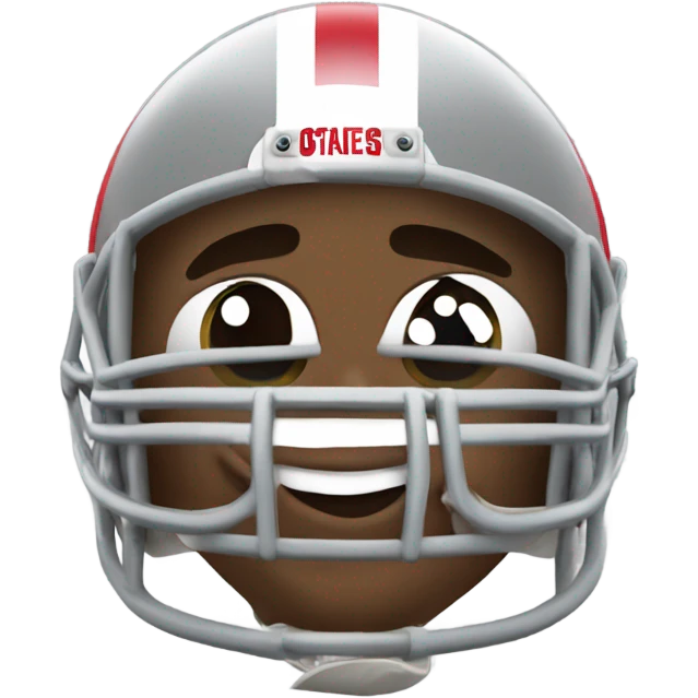 Ohio state football  emoji