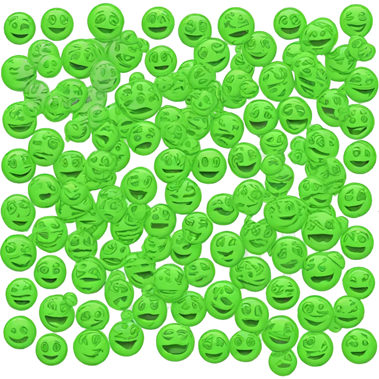 green round generative artificial intelligence emoji