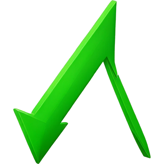 green up arrow emoji