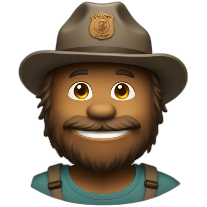 smokey bear smile emoji