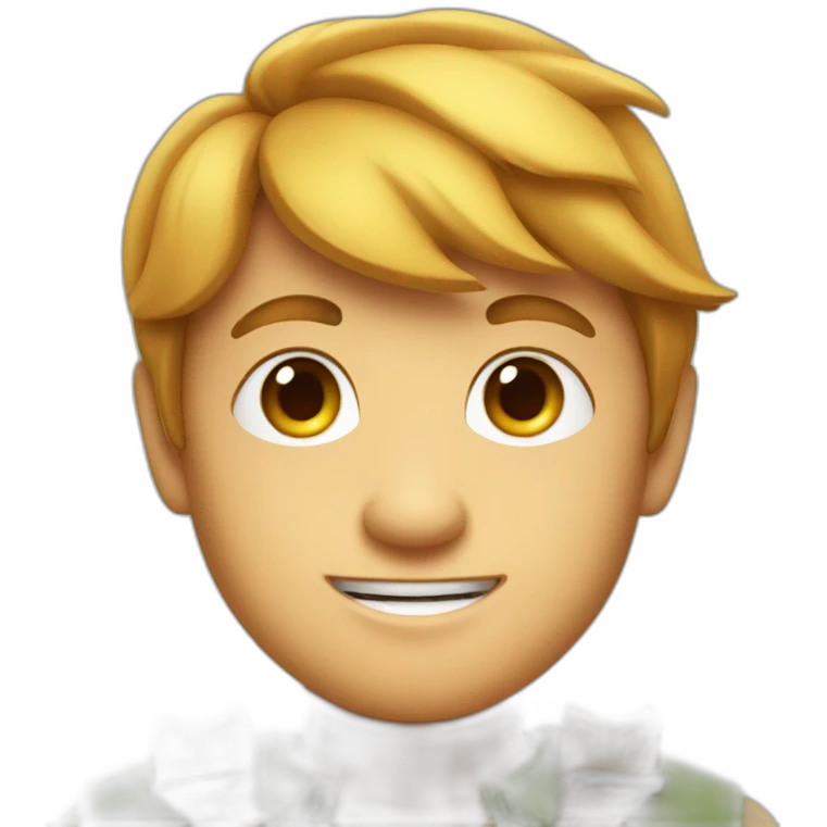 Peter Pan as wood cutter emoji