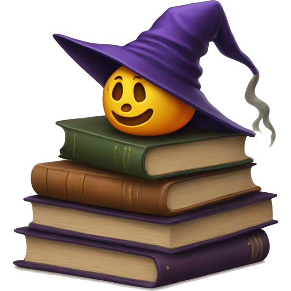 Books and witches  emoji
