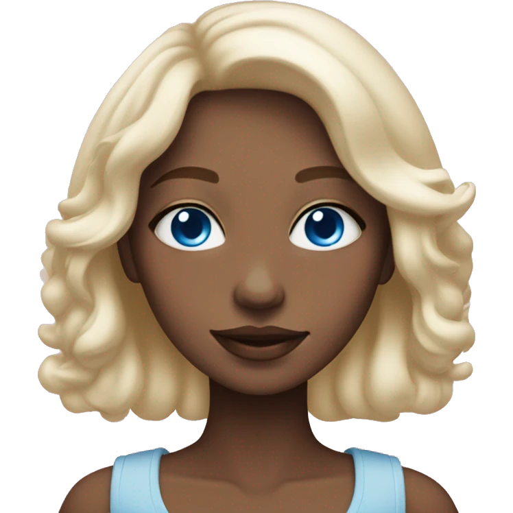 light pink magic blonde girl white skin blue eyes  emoji