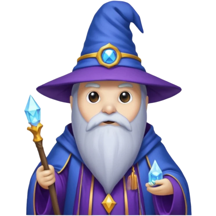 Penguin Wizard emoji