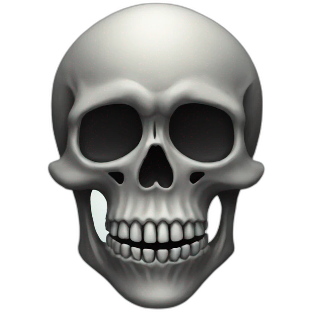 The moon-skull emoji