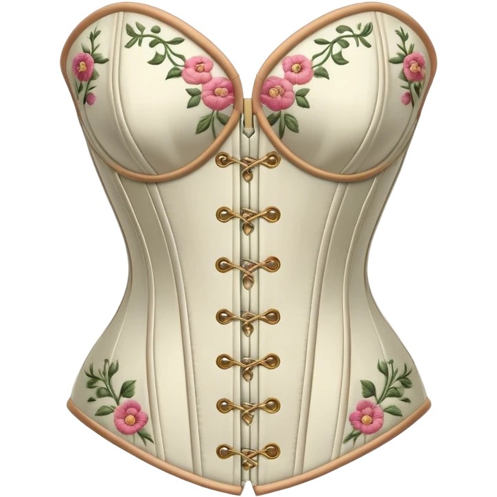 Floral corset emoji