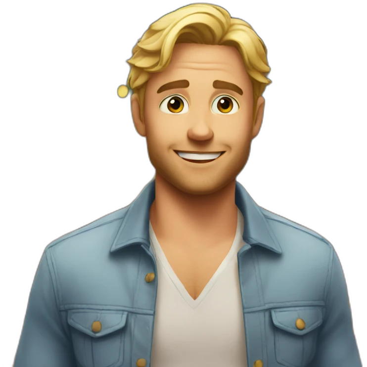 Max at a party emoji