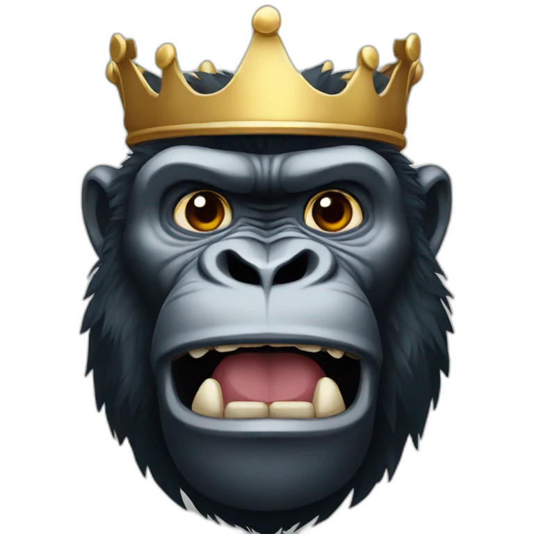 King Gorilla emoji