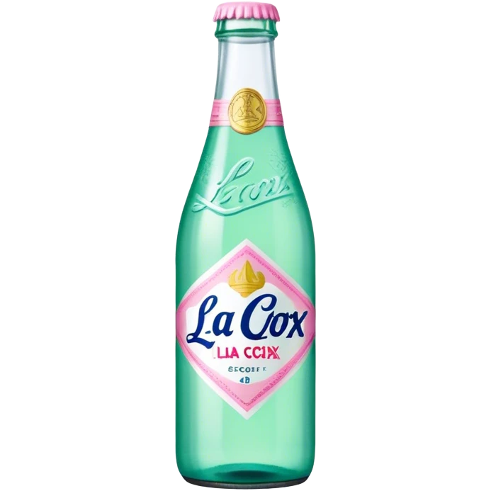 Preppy aesthetic bottle of la croy  emoji